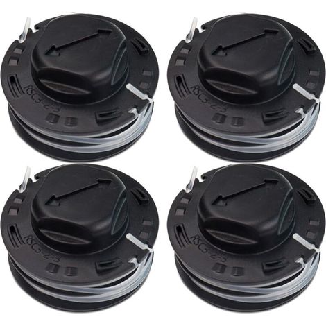 Set of 4 pre-wound replacement spools C 3-2 for Stihl FSA 57 FSA 56 FSA 50 FSE 52 FSE52 Autocut C3-2 4009 710 4305 (1/5)