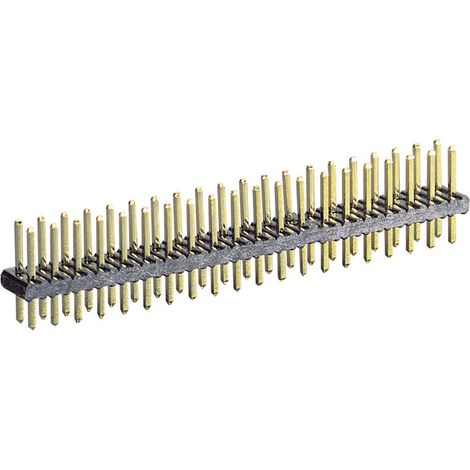 Barrette mâle (standard) TRU COMPONENTS 1580935 Nbr total de pôles 40 Pas: 2 mm 1 pc(s) (1/2)