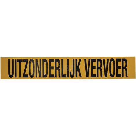 Placa "uitzonderlijk vervoer" UNBRANDED WB90003NL