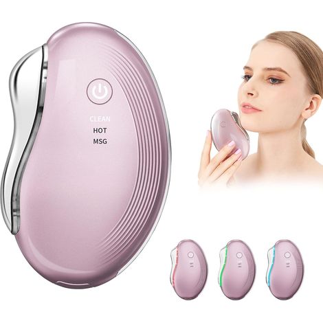 Dispositivo antiarrugas, 3 modos para reafirmar el cuello y el rostro, dispositivos reafirmantes faciales, masaje facial LED inteligente, lifting facial para cuello, ojos, rostro y cuerpo. (1/5)