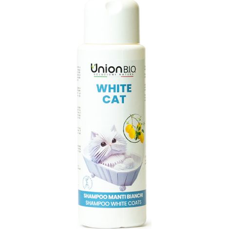 WHITE CAT shampoo per manti bianchi per gatti 250 ml