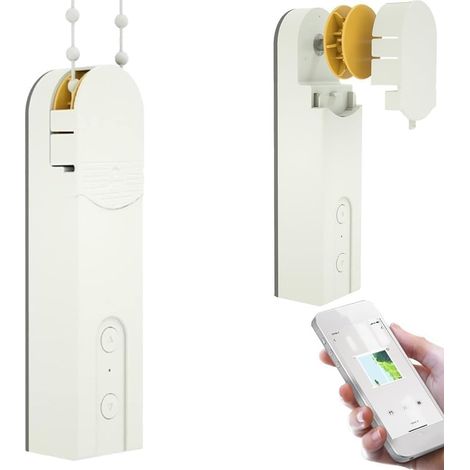 Moteur intelligent pour stores enrouleurs - entraînement électrique par chaîne, compatible avec les stores vénitiens et les stores verticaux.