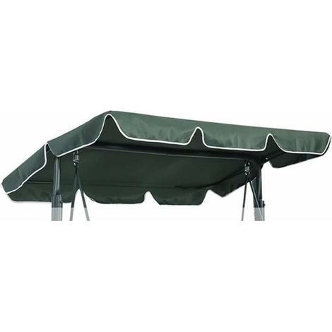 Ersatzdach für Schaukelstühle, wasserdicht, beige/grün, 2 Farben erhältlich (195 x 125 cm, grün) (1/5)