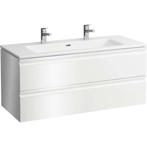 LAUFEN Pro S Set 1200, lavabo, 2 trous pour robinet, trop-plein, (1/4)