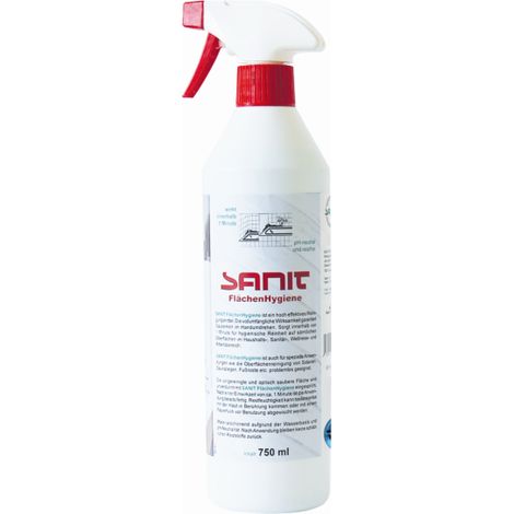 SANIT Flächen Desinfektion Flächendesinfektion 750 ml Fasche Desinfektionsmittel 3174