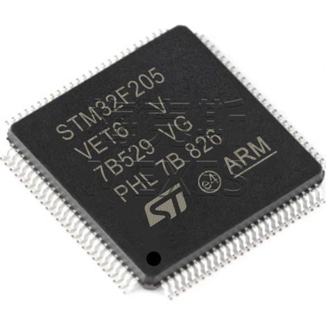 Electronic components of the STM32F205VET6 chip STM32F205VGT6, 5 units shipped.