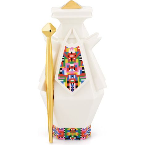 Alessi Joseph ESA05 3 Statuina Giuseppe per Presepe in Porcellana con Decalcomanie Applicate a Mano e Dettagli in Oro 24 Carati, Multicolore (1/4)