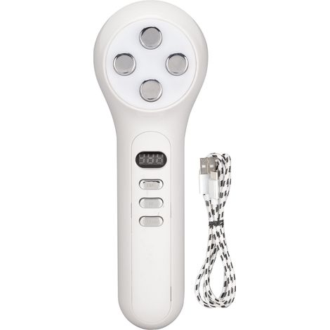 Appareil de beauté radiofréquence EMS 5 niveaux, machine de massage facial raffermissant pour peau blanche (1/5)