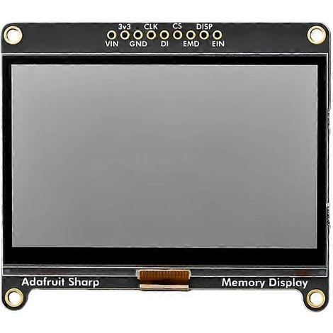Module écran mémoire SHARP monochrome 2,7 pouces 400x240 pour ESP8266 ESP32 (1/5)