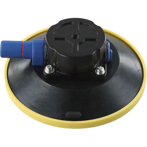 Installation : base concave à ventouse de 15,2 cm – Corps en aluminium, tasse en caoutchouc, capacité de charge de 31,8 kg, pompes manuelles pour surfaces lisses non poreuses (1/5)