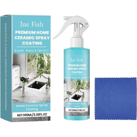 Kit de revêtement céramique en spray pour la maison : puissant détachant sans traces, repousse les taches et la saleté sans effort. (1/4)