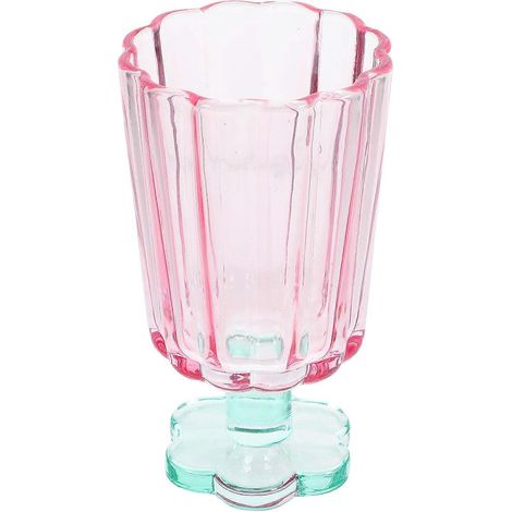 Verre à boire, verre à vin, verre à jus pour la maison, karaoké ou restaurant.-14X8.00X8.00CM-Pink (1/4)