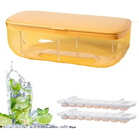 Stapelbare Eiswürfelbox – Eiswürfelform mit einfacher Entnahme – Für Cocktails, Whisky, Kaffee – 1 Stück (1/5)