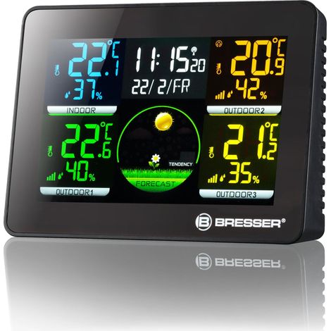 Bresser Optics 7000023 estación meteorológica digital Negro LCD CC/Batería (1/5)