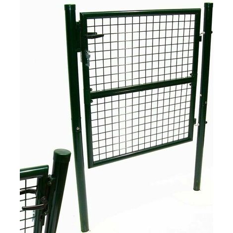 GARTENTOR ZAUNTOR PFORTE 100x100 SCHLOSS ZAUN 56427 GARTENZAUN MASCHENDRAHTZAUN (1/5)