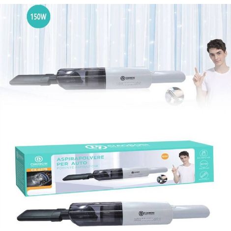 TRADE SHOP - Aspirapolvere Senza Fili Casa Auto Ricaricabile Usb 150w Dc7.4v Pulizia Cx-8375 - (1/5)