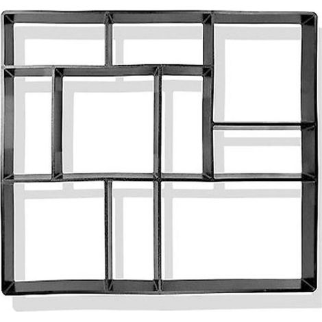 Moule a dalles en beton 10 alveoles 40 x 45 cm (1/5)