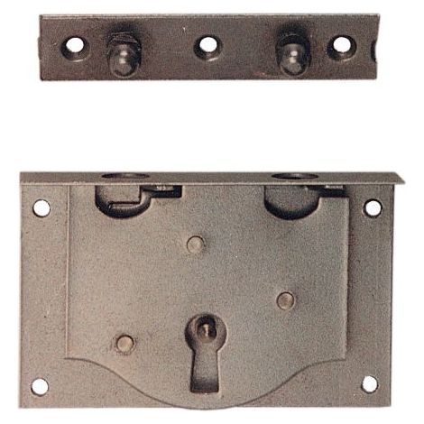 SERRATURA PER CASSA FE. LUCIDO 40 MM 20 PZ