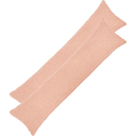 Cushion Cover 2 pcs HEERLEN Pink 40 x 145 cm Bouclé vidaXL