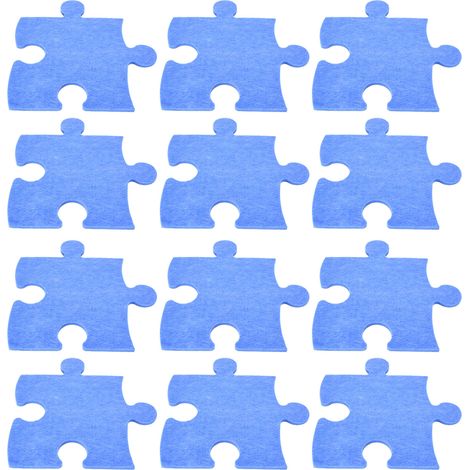 12-teiliges Akustikpaneel-Schalldämmungsset aus schallabsorbierendem Schaumstoff für Studio oder Zuhause – Blau (1/5)