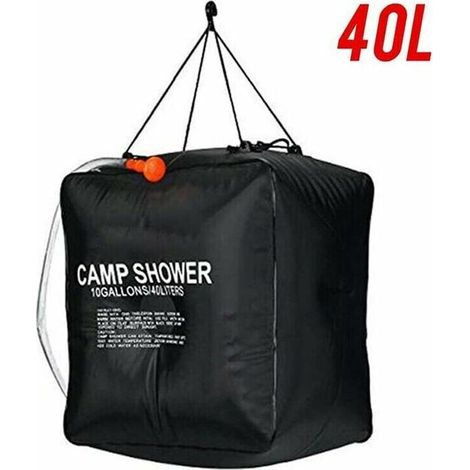 40-Liter-Solarduschsack für Camping - Maximale Temperatur 45 °C