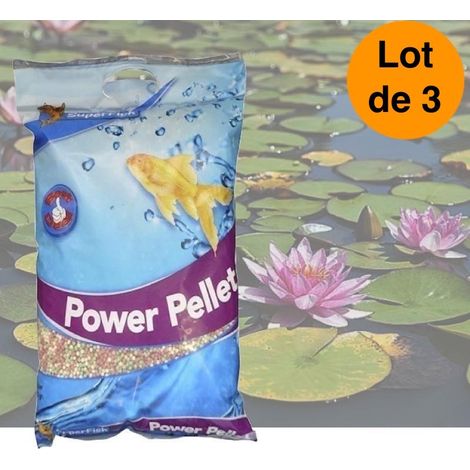 3 Granulés Pour Poissons De Bassin Et Étangs 15 L Pour Koi, Poissons Rouges (1/5)