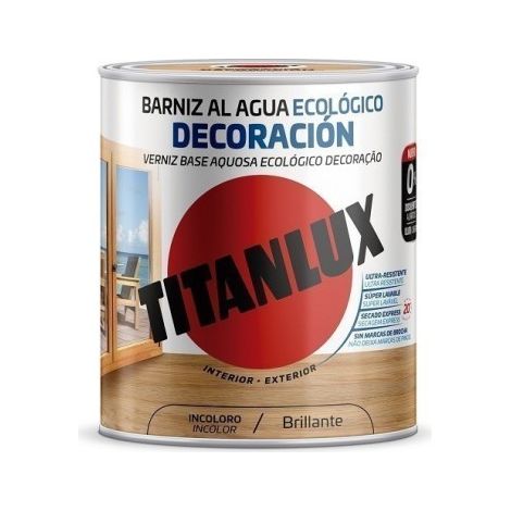 Barniz Madera Brillante 250 Ml Palis Al Agua Ecologico Decoracion In