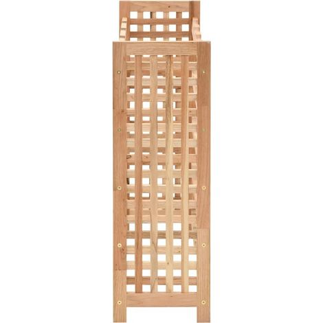 vidaXL Weinregal Nussbaum Beige für 25 Flaschen