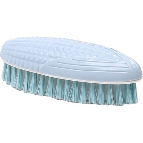 Brosse de nettoyage à poils doux - Brosse multifonction en plastique pour vêtements et chaussures, design ergonomique et portable (1/5)