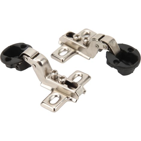 Pièces de charnières pour portes d'armoires vitrées avec une ouverture de 26 mm (1/5)