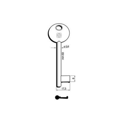 5 x SILCA 6P3D CHIAVE PATENT PARI BRONZATA