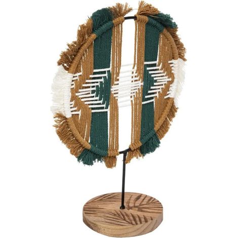 Objet Déco Macramé "Alicante" 30cm Multicolore