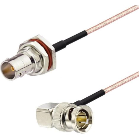 Cavo SDI con presa BNC / connettore BNC RA 75 ohm 50 cm