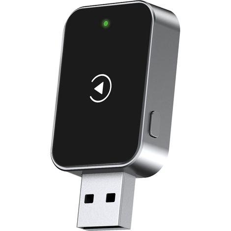 Smart Mini Box - WiFi Mirroring Dongle - Compatible Apple CarPlay Android Auto - USB-A USB-C Plug And Play - 2 Device Switching - Black ABS - 1 Unit (1/5)