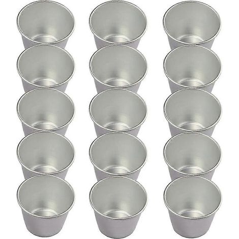 15er-Pack Puddingformen, antihaftbeschichtete Puddingförmchen, Eierkuchenform, stabile Formen für die Zubereitung von herzhaften Desserts (1/5)