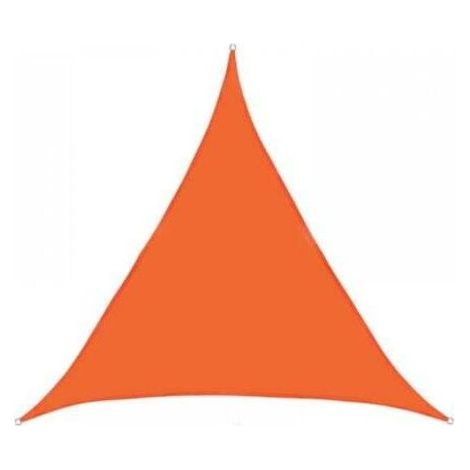 1PC 2 X 2 X 2 M orange Voile D'ombrage Triangle Protection UV Protection Soleil Voile Pare-Soleil Imperméable À l'eau pour Terrasse Extérieure Pergola (1/4)