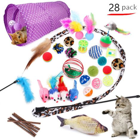 Coffret éducatif 28 en 1 pour chats, Cat Paradise . (1/5)