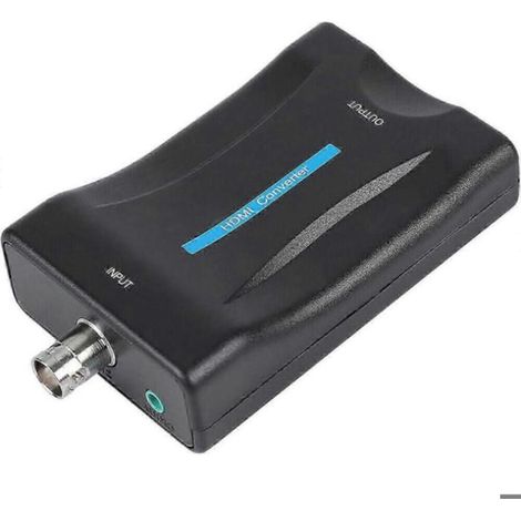 Adaptateur convertisseur HDMI vers coaxial pour antenne TV prenant en charge la sortie vidéo HD 1080p/720p et compatible (1/5)
