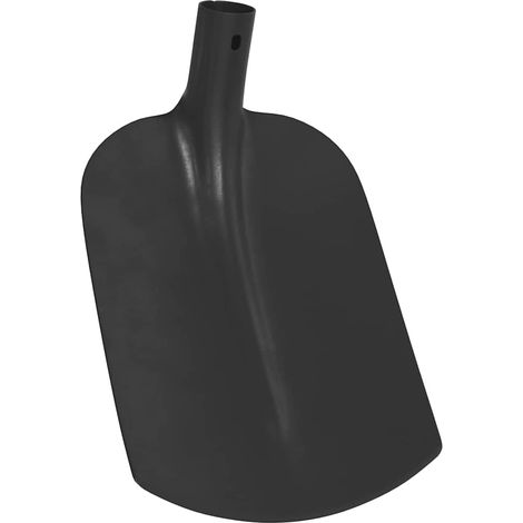 vidaXL Shovel Head Black 34.5 x 24 cm Powder-Coated Steel (1/4)