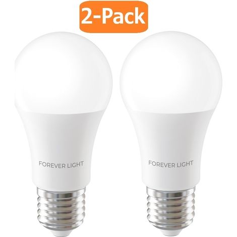 Ampoule LED, 2 unités, culot E27, 12,8 W, 100 W, 3000 K, 1520 lm, pour usage résidentiel, commercial ou remplacement des sources lumineuses conventionnelles.-AquaForge (1/3)