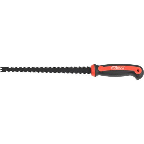 KS Tools - Scie couteau, découpe forme dans le plâtre 250mm, denture 7TPI , poignée bi-mat. - 907.2506 (1/2)