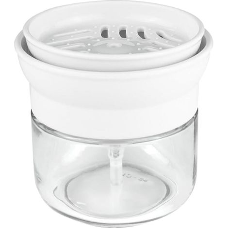 CCYKXA Distributeur Liquide Vaisselle Evier, Distributeur Produit Vaisselle, Porte Savon Cuisine avec Support d'Éponge , Distributeur de Savon Rechargeable pour évier de Cuisine Bains