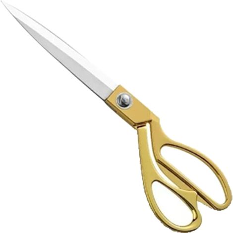Nähschere aus Edelstahl, scharf, schnell, sauber, für Schneider, vergoldet, 26,5 cm