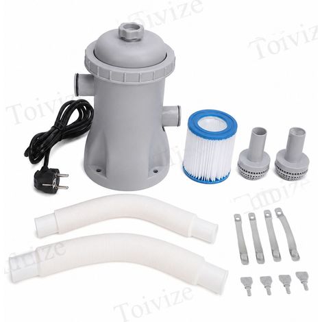 Pompe de filtration pour piscine Toivize Modèle 330 GPH Système compact ABS (1/5)