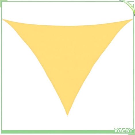 Voile d'ombrage - FAFEICY - 311155 - Beige - Triangulaire 5x5x6 m - 160 g/m² anti-UV (1/5)