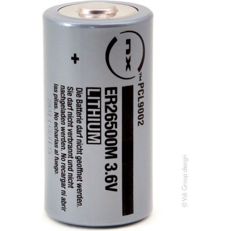 Pile lithium 3.6V ER26500M C LR14