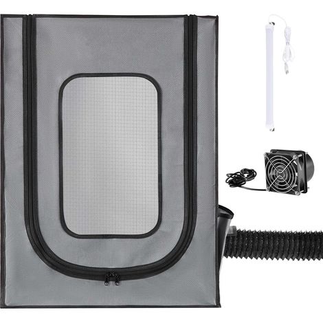 Mophorn 3D Printer Enclosure with Ventilation, Durable Waterproof Oxford Cloth Protective Tent, Temperature-Stable Case with LED, Compatible with Photon Mono/Mars 3, FDM/LCD Printers (1/5)