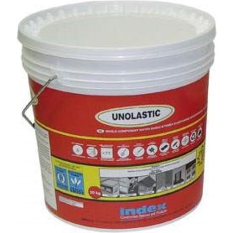 Guaina impermeabilizzante unolastic monocomponente marrone kg 10 - index spa