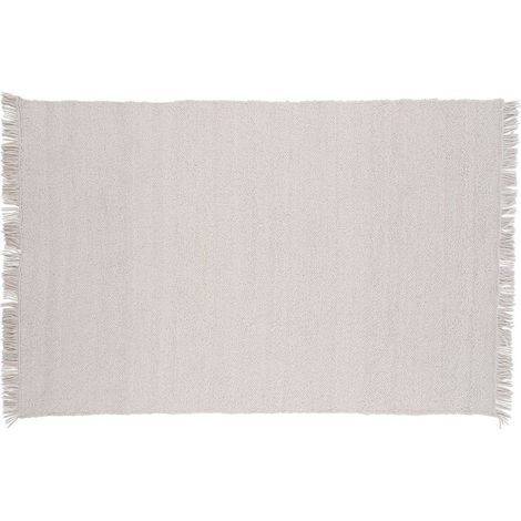 Tapis Déco en Laine "Betina" 200x300cm Blanc