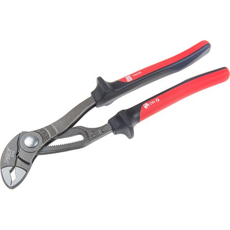 Pinces multiprises RS PRO, L. (hors tout) 158,5 mm ( Prix pour Boîte de 1 )